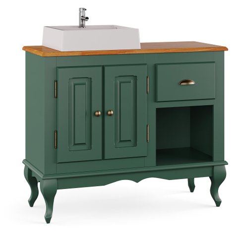 Balcão Lavabo 0,97m com Cuba - 3058