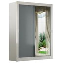 Ver imagem 3 de Guarda-roupa Solteiro Madesa Denver 2 Portas de Correr com Espelho