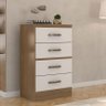 Cômoda Lite 4 Gavetas Nature Off White – Móveis Leão - 4