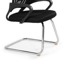 Ver imagem 7 de Kit 2 Cadeiras de Escritório Secretária Base Fixa Tela Mesh e Metal 54cm Office Preto