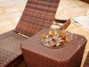Ver imagem 5 de Kit 4 Cadeiras e Mesa, 2 Espreguiçadeiras Bona e Mesa com Ombrelone - Piscina, Jardim, Área Trama Or
