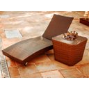Ver imagem 7 de Kit 4 Cadeiras e Mesa, 2 Espreguiçadeiras Bona e Mesa com Ombrelone - Piscina, Jardim, Área Trama Or