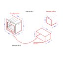 Ver imagem 2 de Forno Elétrico de Embutir 60 Litros Nardelli Black E60