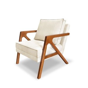 Poltrona Mona Linho Boucle - Lucadi Home