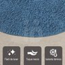 1 Tapete Banheiro Lavabo Algodão Absorvente Macio Mtaz 40x60 - 2