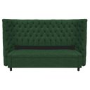 Ver imagem 1 de Kit Cabeceira e Calçadeira Baú King Everest P02 195cm para Cama Box Suede Verde