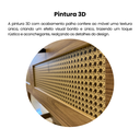 Ver imagem 5 de Aparador em MDF 2 Gavetas 110cm Palha Bege/Carvalho