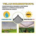 Ver imagem 2 de Tela Sombrite 50% 5x5 Bainha/ Alças 1,5 Metros