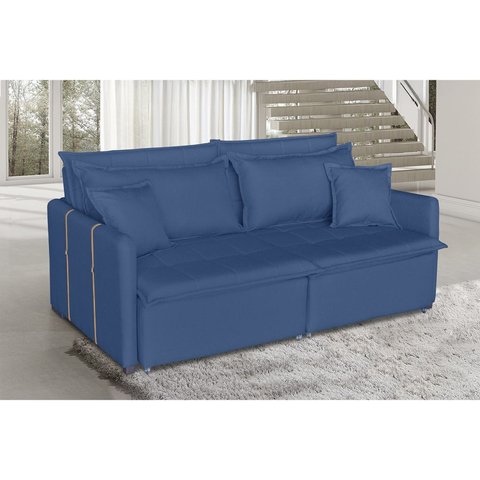 Sofá Cama Dubai 4 Lugares 2,00m Retrátil e Reclinável | Conforto e Design Moderno de Casa Estofados