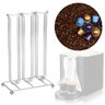 Suporte Porta 42 Cápsulas de Café Torre Organizadora Inox:prateado - 2