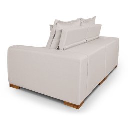 Sofá Premium Retrátil Reclinável com Molas Ensacadas no Assento Tecido Linho Cru 2,10m - 4
