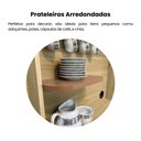 Ver imagem 7 de Cantinho do Café 2 Portas e Suporte para Xicaras Viena Naturale/Terracota