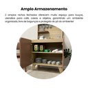 Ver mais imagens de Cantinho do Café 2 Portas e Suporte para Xicaras Viena Naturale/Terracota