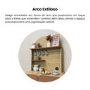 Ver imagem 5 de Cantinho do Café 2 Portas e Suporte para Xicaras Viena Naturale/Terracota