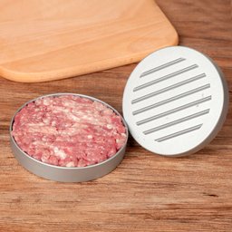 Modelador Forma Prensa Para Hambúrguer Gourmet Em Alumínio - 1