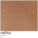 Ver imagem 5 de Sofá Molino 3 Lugares 210cm C/mesa Auxiliar Direito Pés Ouro.f Bouclé Terracota - Nexta Casa