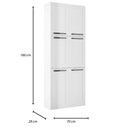 Ver imagem 3 de Paneleiro de Cozinha Itatiaia 6 Portas Florença Branco Neve