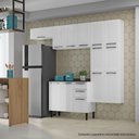 Ver imagem 4 de Paneleiro de Cozinha Itatiaia 6 Portas Florença Branco Neve