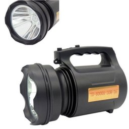 Lanterna Recarregável Holofote Potente Td 6000a 30w T6 Forte Lanterna Recarregável com Bateria - 7