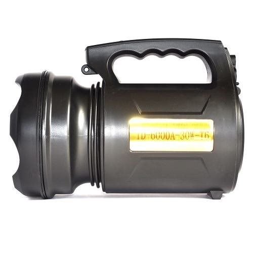 Lanterna Recarregável Holofote Potente Td 6000a 30w T6 Forte Lanterna Recarregável com Bateria - 5