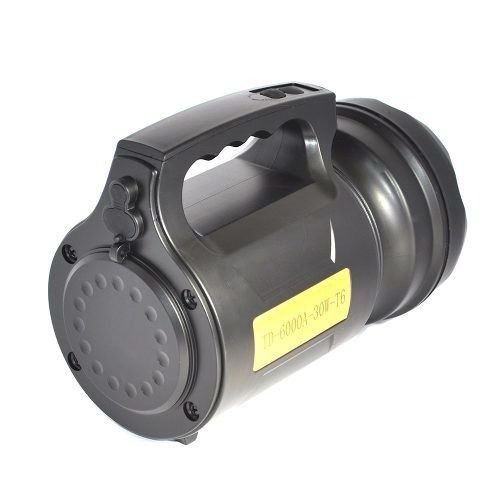 Lanterna Recarregável Holofote Potente Td 6000a 30w T6 Forte Lanterna Recarregável com Bateria - 4