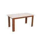 Ver imagem 3 de Conjunto Mesa Luiza Retangular com 6 Cadeiras Paraty Bagum Bege Naturalle e Off