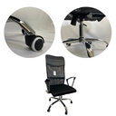 Ver imagem 2 de Cadeira Escritório Diretor Modelo Tribune Base Cromada e Rodinhas