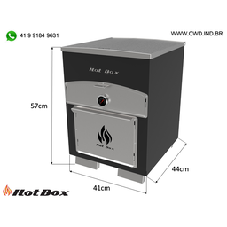 Forno de Pizza e Churrasqueira 2 em 1 - BANCADA - PRETO - 4