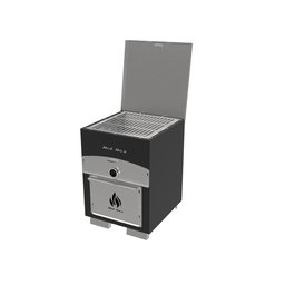 Forno de Pizza e Churrasqueira 2 em 1 - BANCADA - PRETO - 3