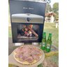 Forno de Pizza e Churrasqueira 2 em 1 - BANCADA - PRETO - 8