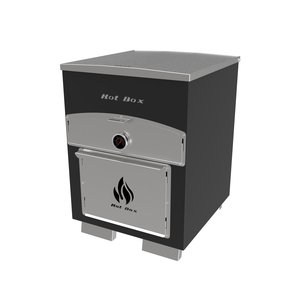Forno de Pizza e Churrasqueira 2 em 1 - BANCADA - PRETO
