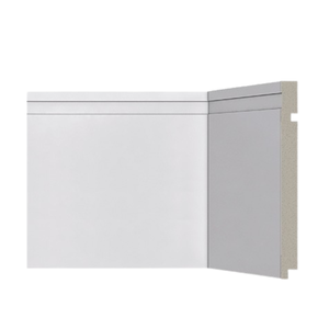 Rodapé Poliestireno 20cm  Branco 2,40M  Santa Luzia 505