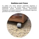 Ver mais imagens de Carrinho Bar Rodízios com Trava Brito Artely Marrom Cinamomo
