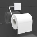 Ver imagem 2 de Kit 2 Suportes para Papel Higiênico Aço Exclusive Branco - Dicarlo