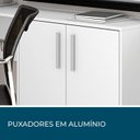 Ver imagem 5 de Mesa Escrivaninha em L 2 Gavetas 3 Portas 157CMX73,9CMX45CM