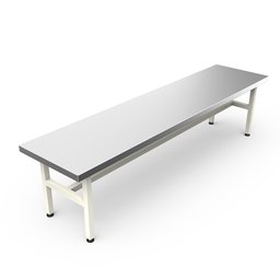 Banco em Aço Inox para Vestiário - Nk 1607 Nilko Armários - 1