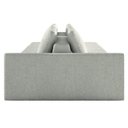 Ver imagem 7 de Sofá Ilha Modulado Milos 252cm Puff Lateral Bouclê Cinza G33 - Gran Belo