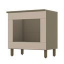 Ver imagem 1 de Balcão Forno Embutir Connect Duna/Cristal com Tampo Cooktop - Móveis Henn