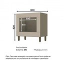 Ver imagem 2 de Balcão Forno Embutir Connect Duna/Cristal com Tampo Cooktop - Móveis Henn