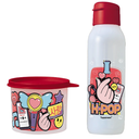 Ver imagem 1 de Tupperware Kit 2 Peças Pote 500ml + Garrafa Eco Tupper Plus 750ml K-pop Kit 2 Peças Pote