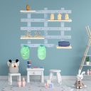 Ver imagem 2 de Estante Aérea Painel Organizador Ripado Premier Azul