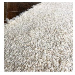 Passadeira Tapete Felpudo Boho Cru Artesanal 1,20x0,40 - 3