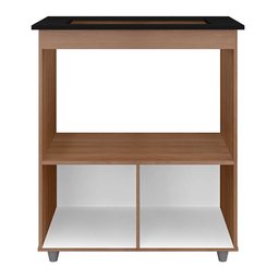Balcao para Cooktop 5 Bocas Elisa Moblis Cor Savana Off White - 4