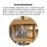 Carrinho Bar com Rodizios com Fita Metalizada Rose  - 9