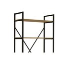 Ver imagem 5 de Estante Livreiro Solteiro Industrial Alta Li006 72cm Canela/preto - Kappesberg