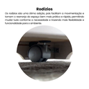 Ver imagem 6 de Carrinho Bar com Rodizios com Fita Metalizada Rose Bege/Off White