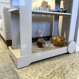 Carrinho Bar com Rodizios com Fita Metalizada Rose  - 11