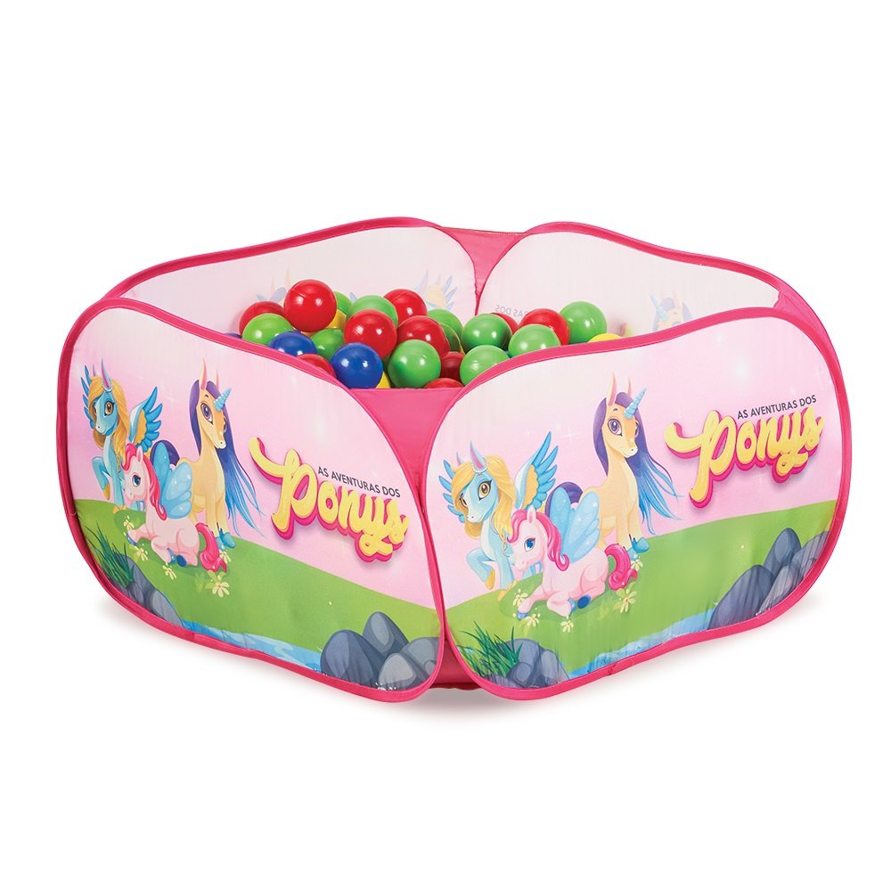 Piscina Infantil Com 100 Bolinhas Ponys