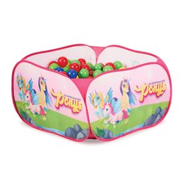 Piscina Infantil Com 100 Bolinhas Ponys - 1