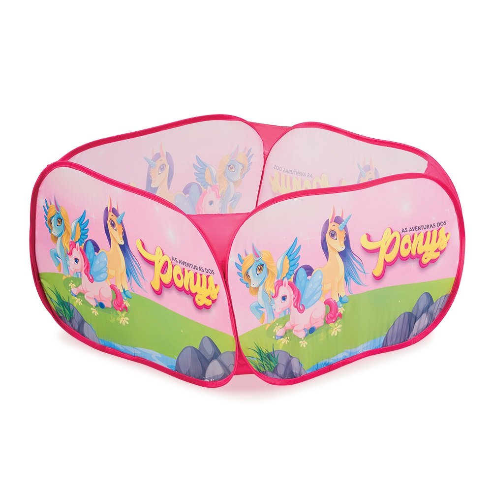 Piscina Infantil Com 100 Bolinhas Ponys - 2